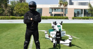 Les hoverbikes des policiers à Dubaï